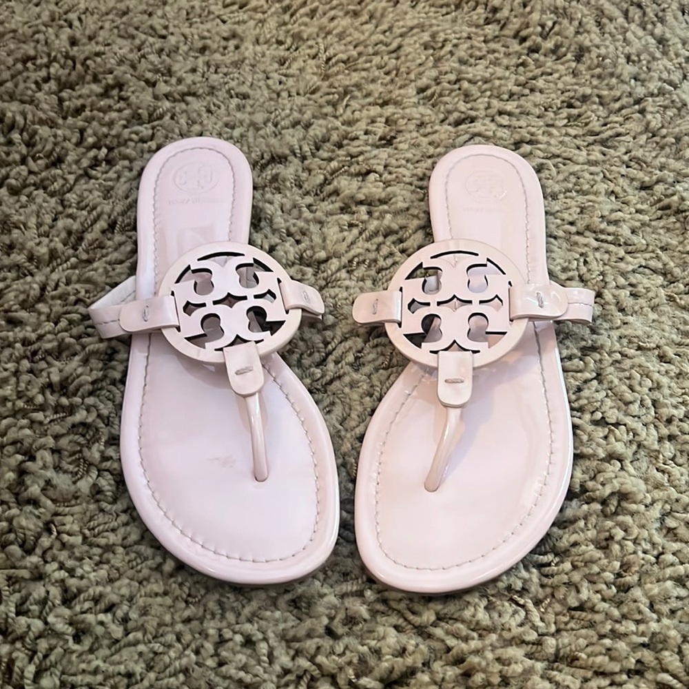NWOT Tory Burch Miller Light Pink Sandals